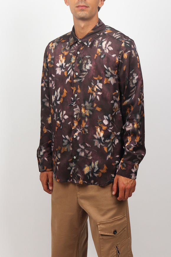  Camicia Flower Officina 36 Uomo Rosso - 4