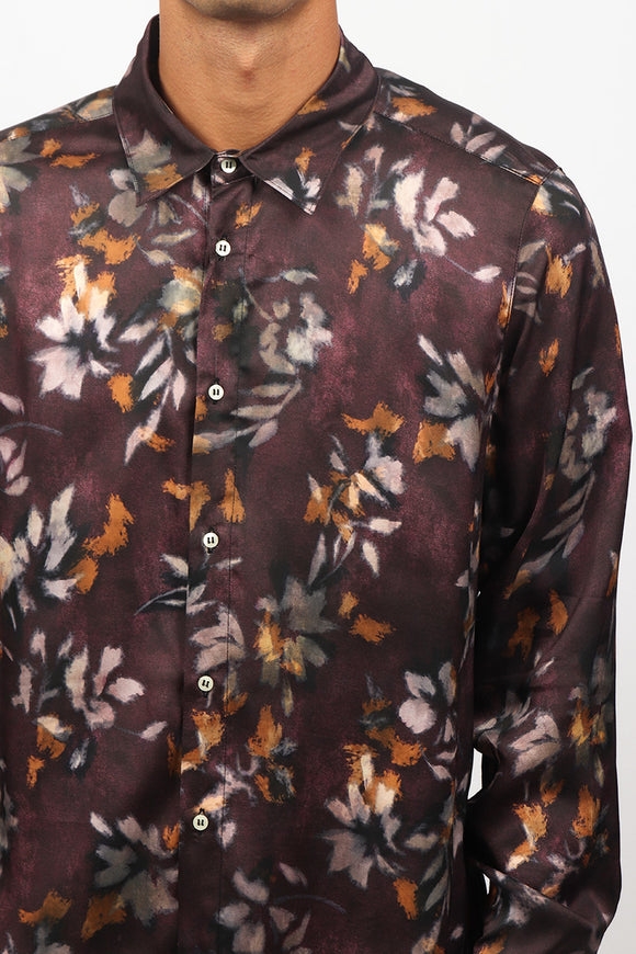  Camicia Flower Officina 36 Uomo Rosso - 6