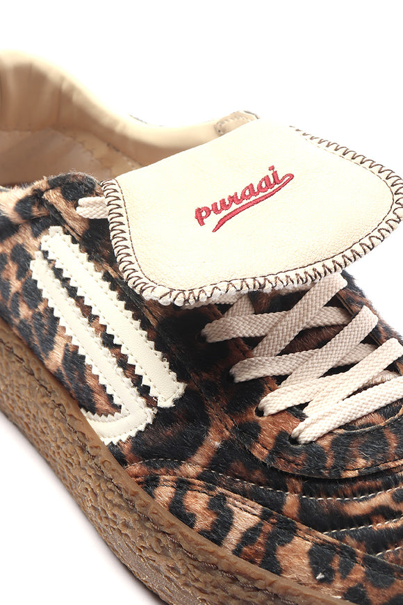  Sneaker 4.05 Polly Tab Jaguar Puraai Uomo Marrone - 4