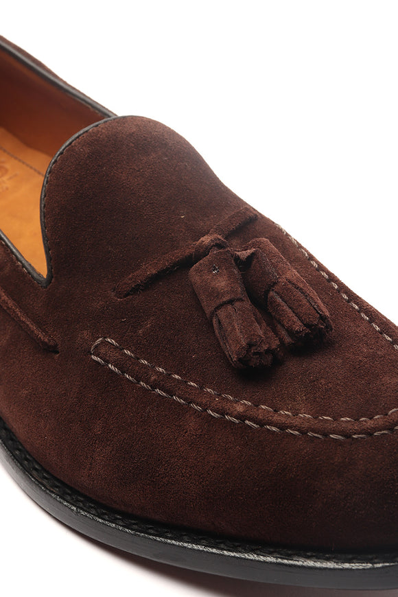  Mocassino Medford In Suede Sebago Uomo Marrone - 4