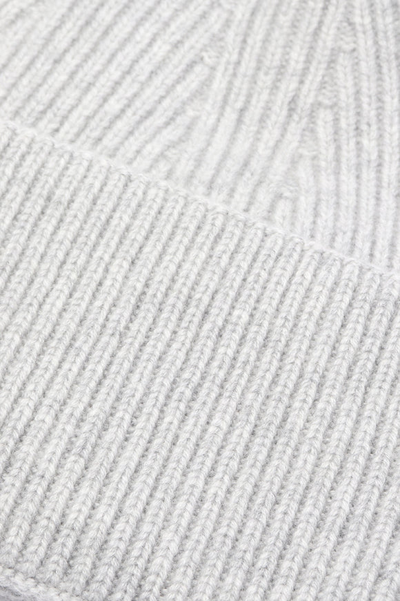  Berretto In Cashmere Laneus Uomo Grigio - 3