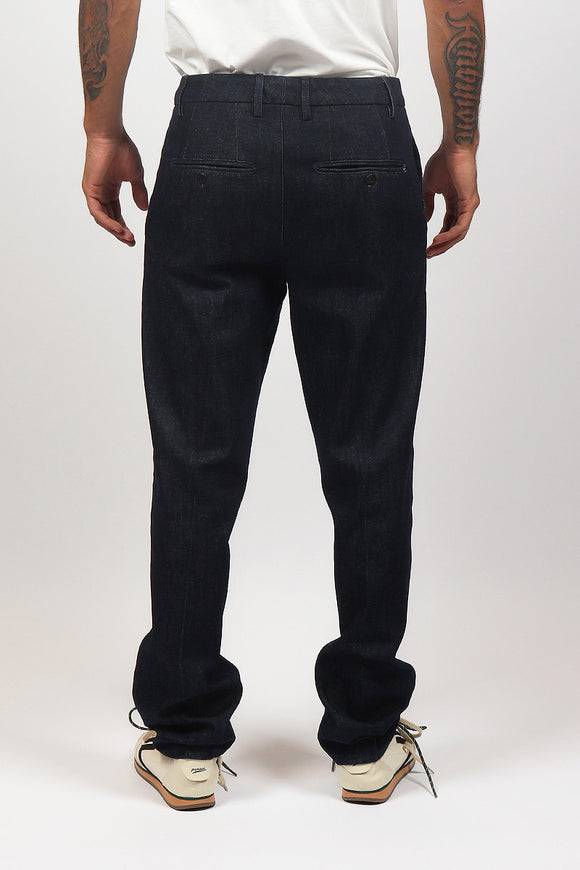  Pantalone James In Denim Dondup Uomo Blu - 5
