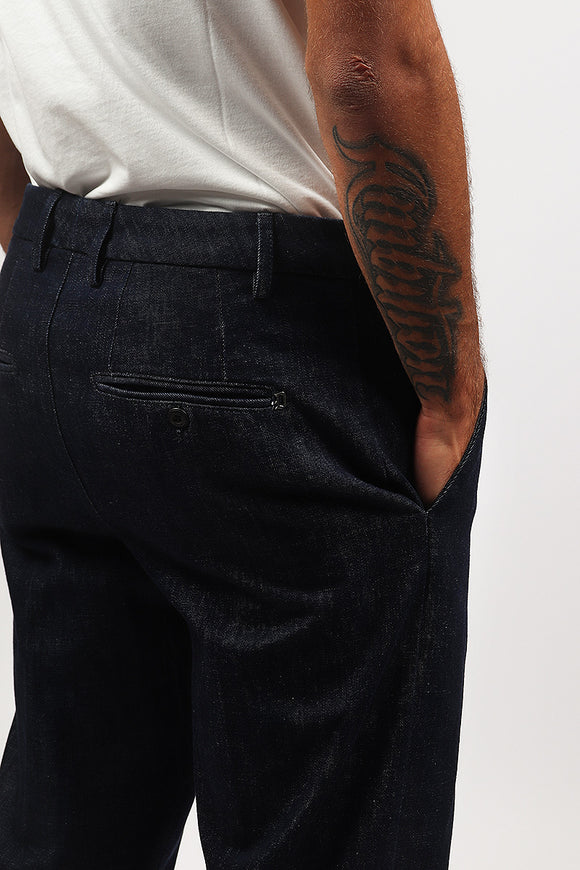  Pantalone James In Denim Dondup Uomo Blu - 6