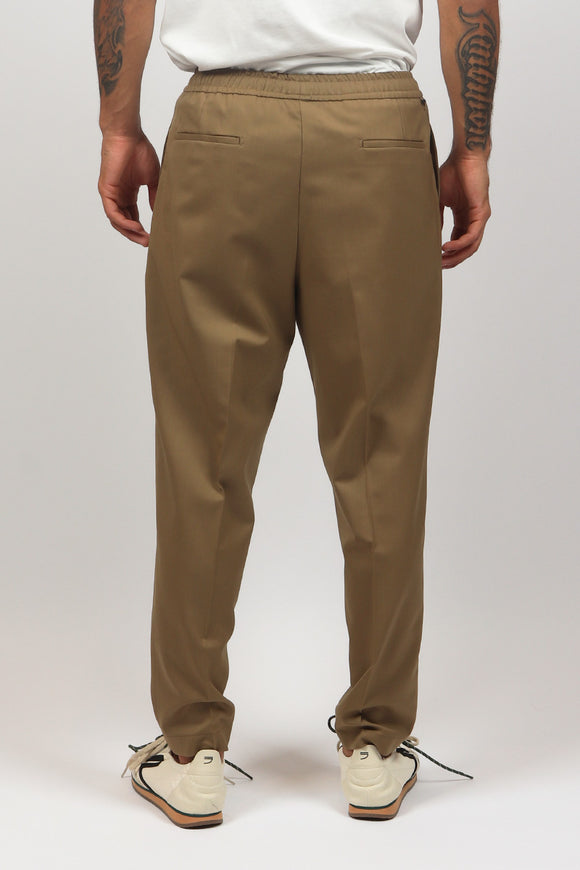  Pantalone Baddy In Tela Di Lana Be Able Uomo Beige - 5