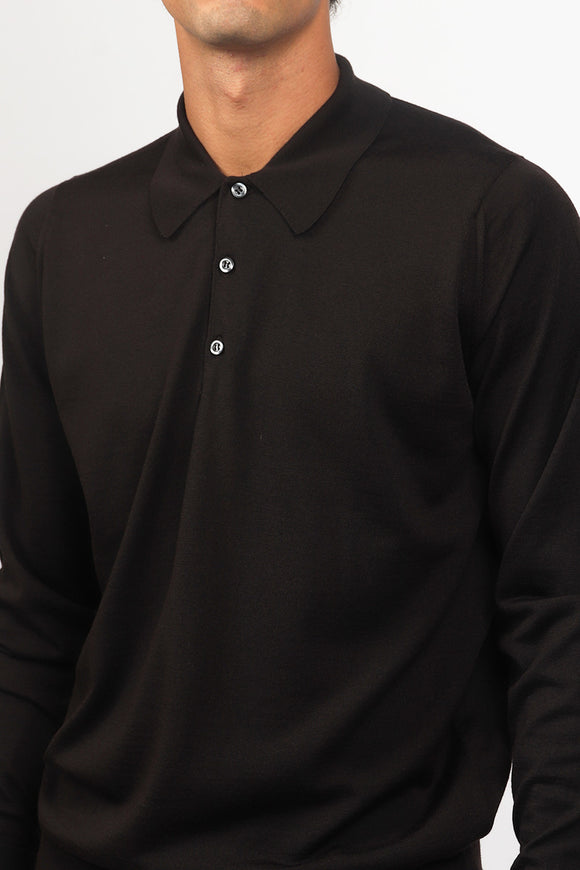  Polo Dorset John Smedley Uomo Marrone - 6