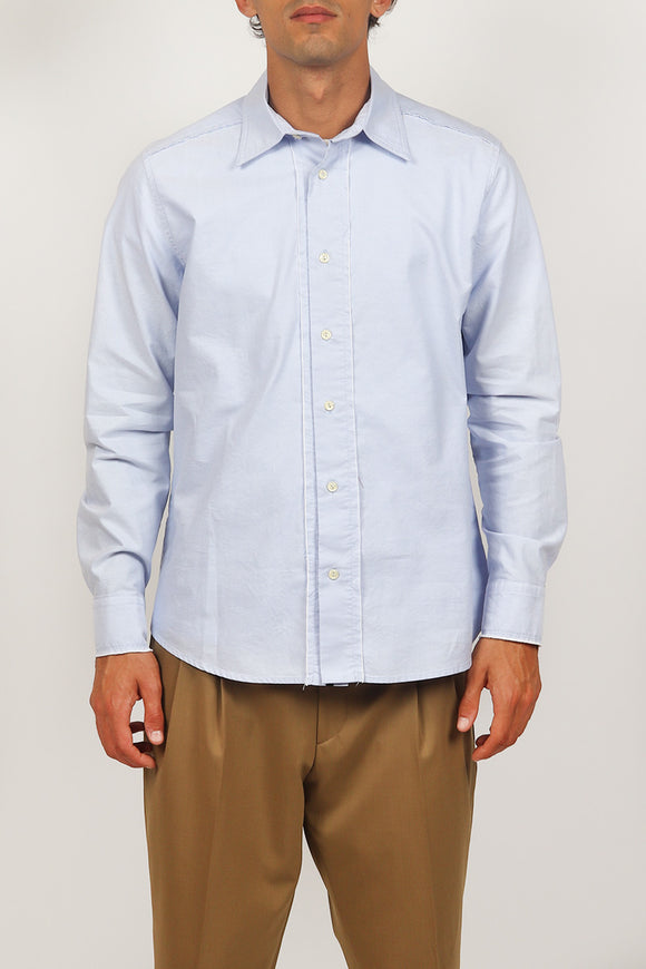  Camicia Oxford Over Officina 36 Uomo Azzurro - 2
