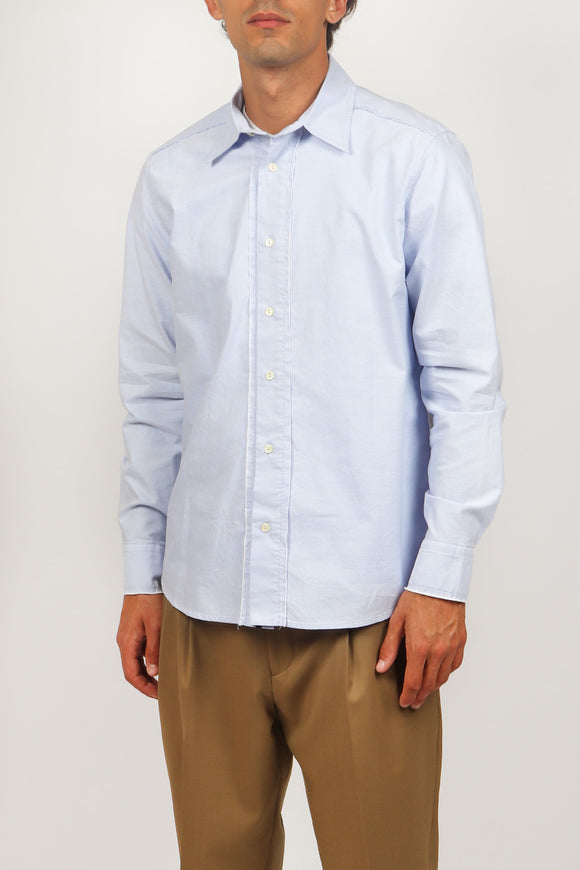  Camicia Oxford Over Officina 36 Uomo Azzurro - 4