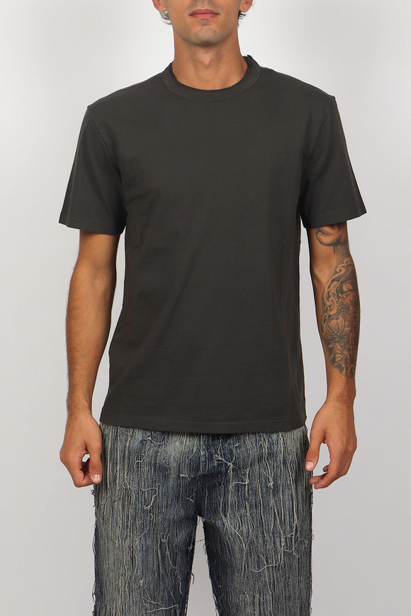  T-shirt Girocollo Grifoni Uomo Marrone - 2