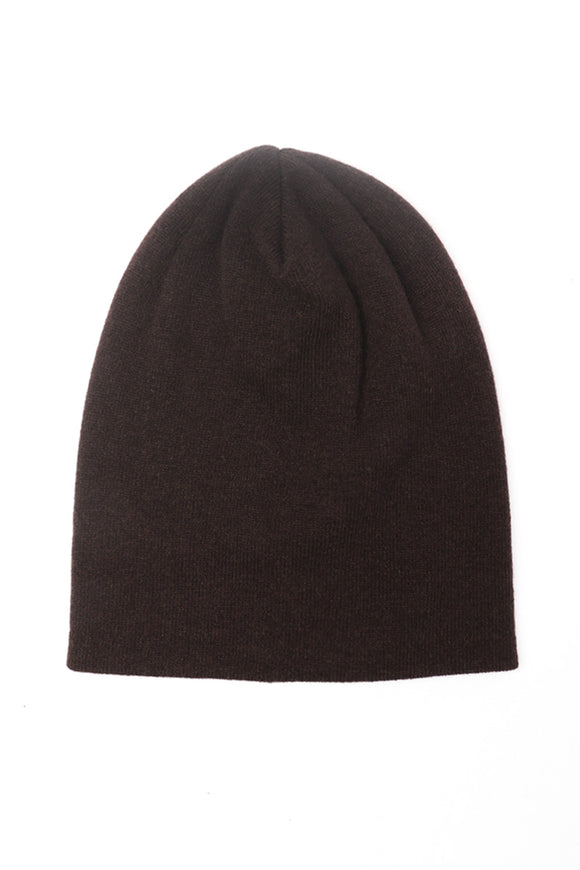  Berretto In Cashmere Grifoni Uomo Marrone - 2