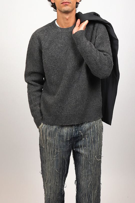 Maglia Girocollo Cardata