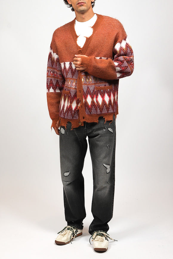  Jeans Baggy Rotture Broken Laundry Uomo Grigio - 3