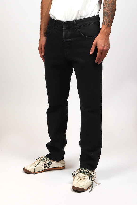  Jeans Regular Blk Broken Laundry Uomo Nero - 4