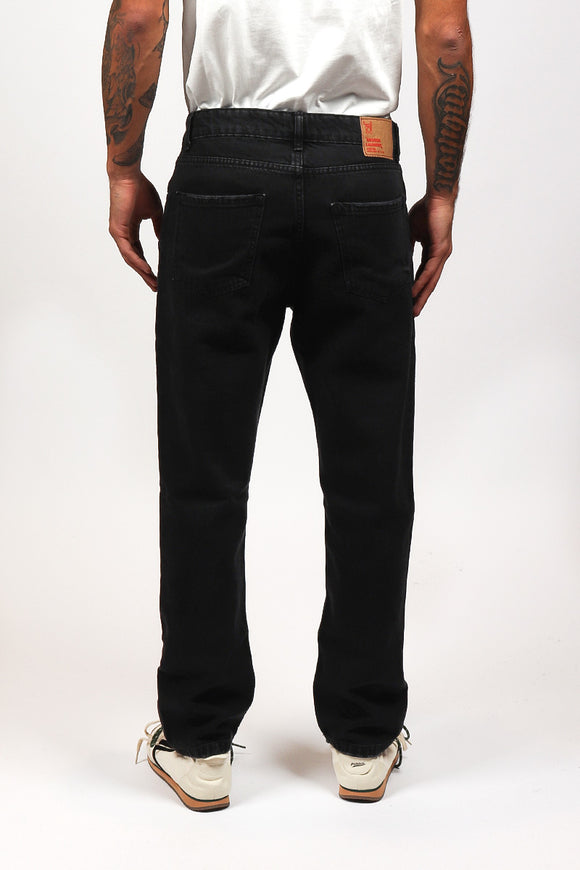  Jeans Regular Blk Broken Laundry Uomo Nero - 5