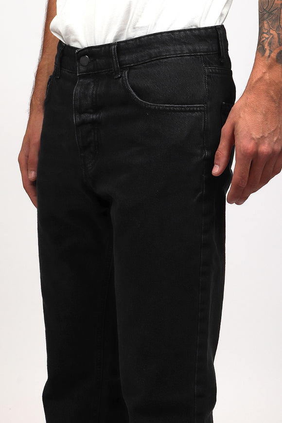  Jeans Regular Blk Broken Laundry Uomo Nero - 6