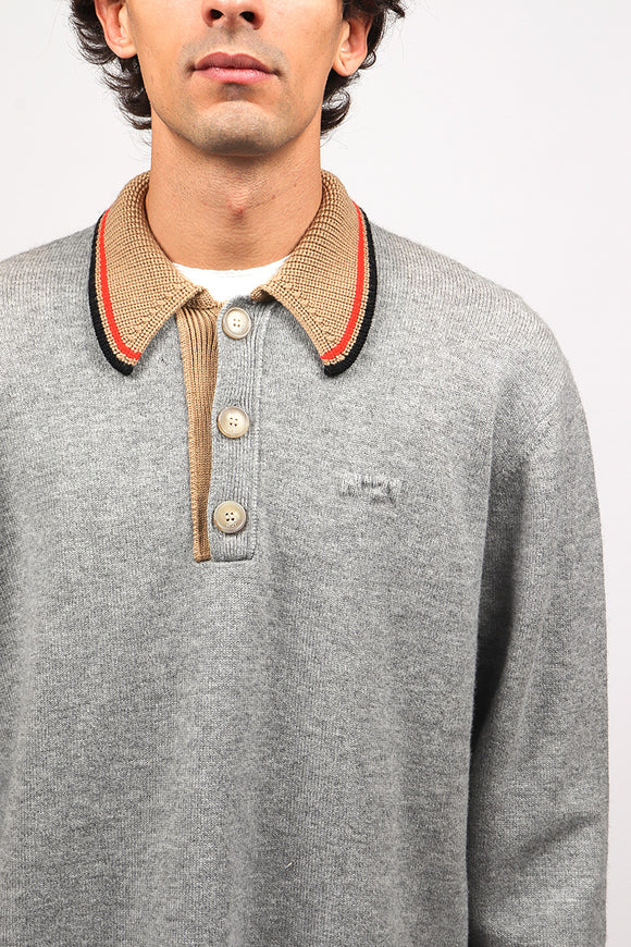  Polo Colletto Preppy N°21 Uomo Grigio - 6