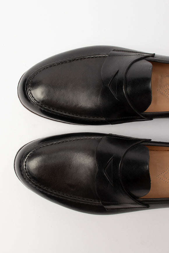  Mocassino Penny Liscio Lidfort Uomo Nero - 6