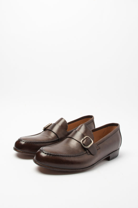  Mocassino Fibbia Gold Lidfort Uomo Marrone - 3