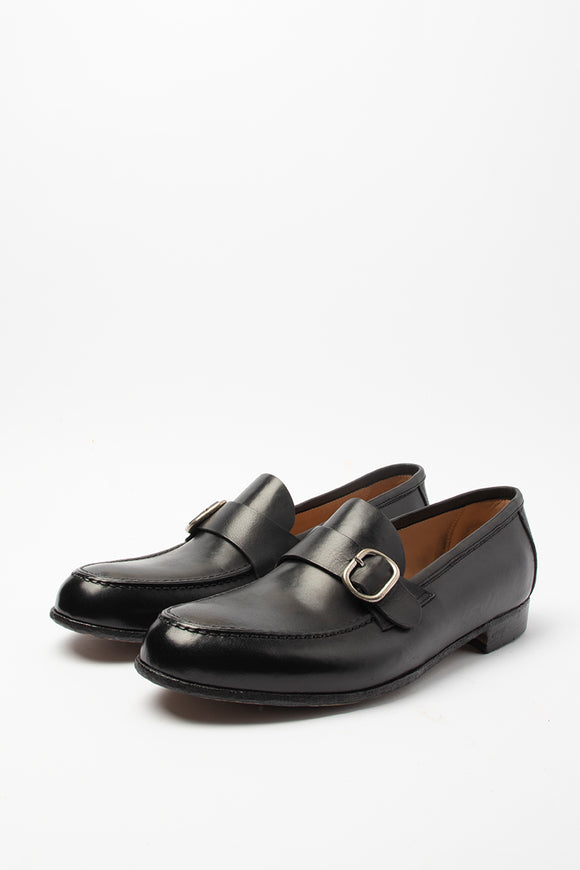  Mocassino Fibbia Silver Lidfort Uomo Nero - 3