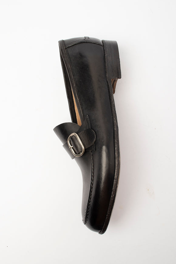  Mocassino Fibbia Silver Lidfort Uomo Nero - 7