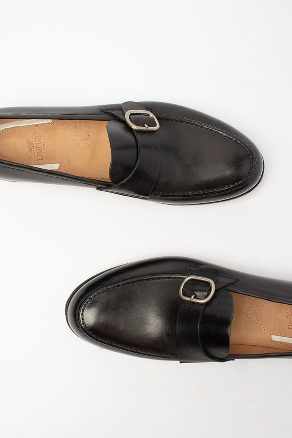  Mocassino Fibbia Silver Lidfort Uomo Nero - 5