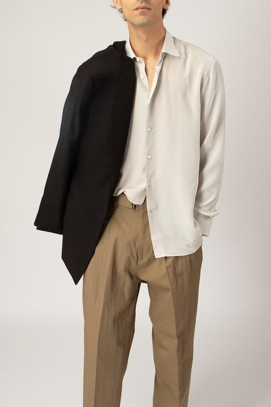 Camicia Regular in Seta