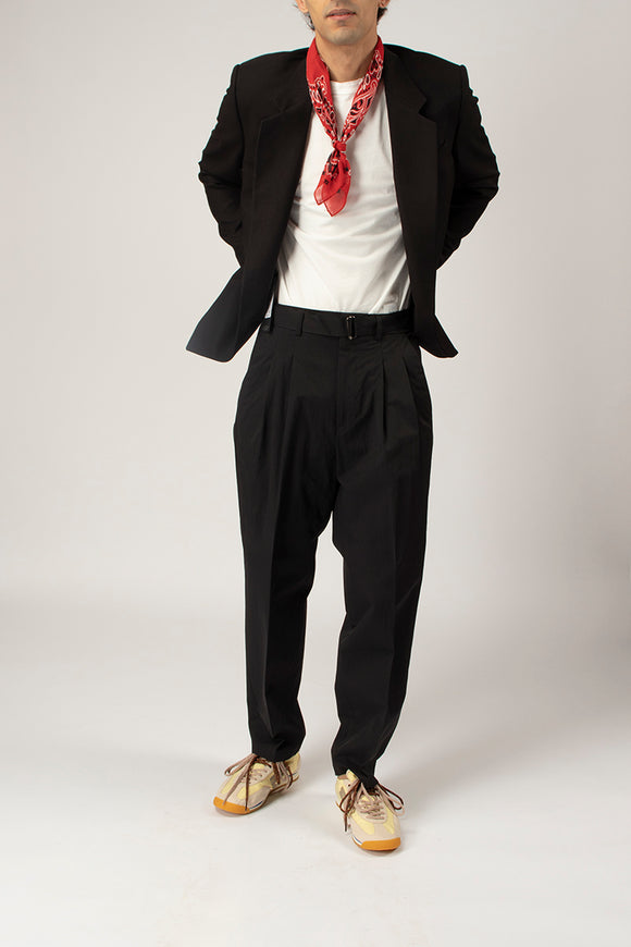  Pantaloni Hiroyuki In Rasatello Be Able Uomo Nero - 3