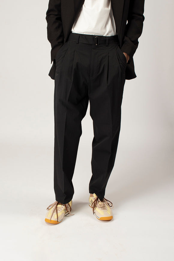  Pantaloni Hiroyuki In Rasatello Be Able Uomo Nero - 1