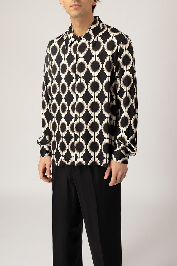  Camicia Optical Laneus Uomo Nero - 4