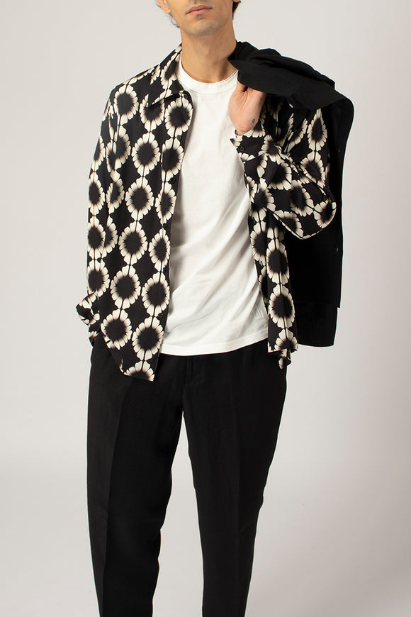  Camicia Optical Laneus Uomo Nero - 1