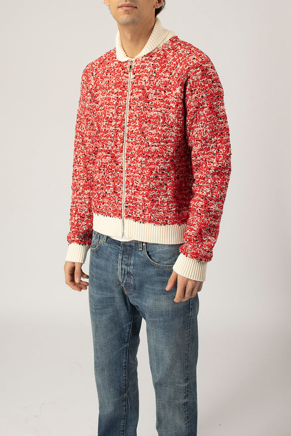  Bomber In Tweed N°21 Uomo Rosso - 4