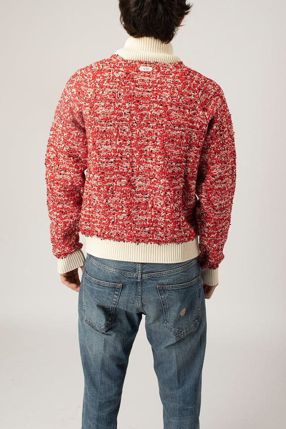  Bomber In Tweed N°21 Uomo Rosso - 5