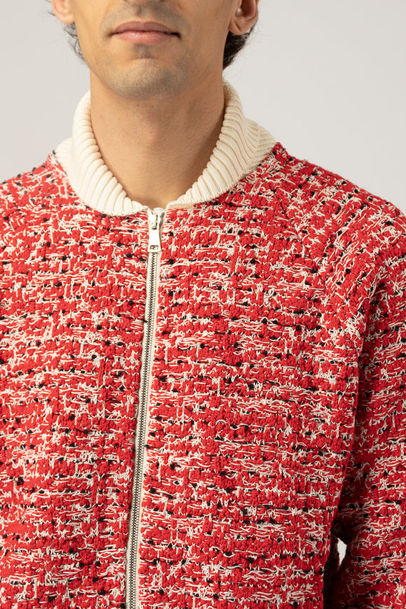  Bomber In Tweed N°21 Uomo Rosso - 6