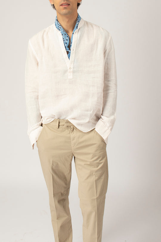 Camicia Coreana in Lino