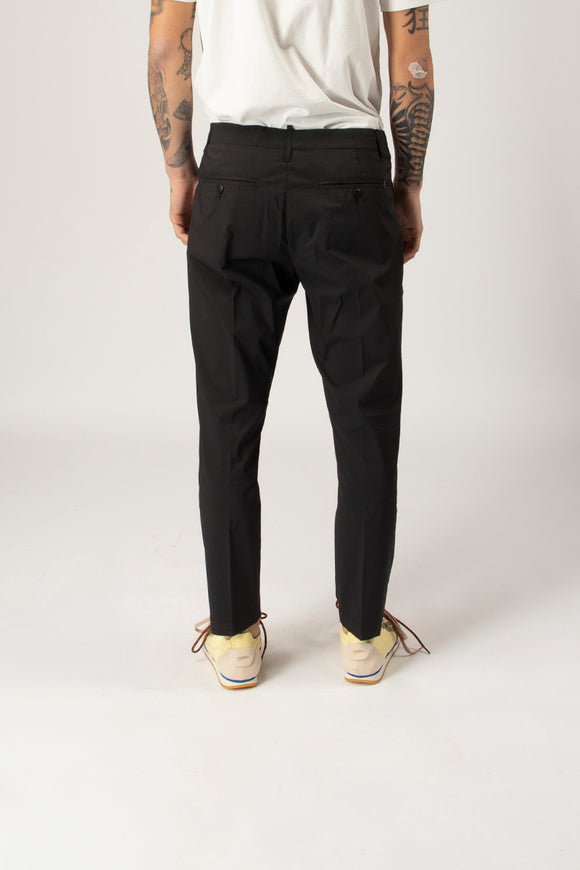  Pantaloni Ben Tecnico Dondup Uomo Nero - 5