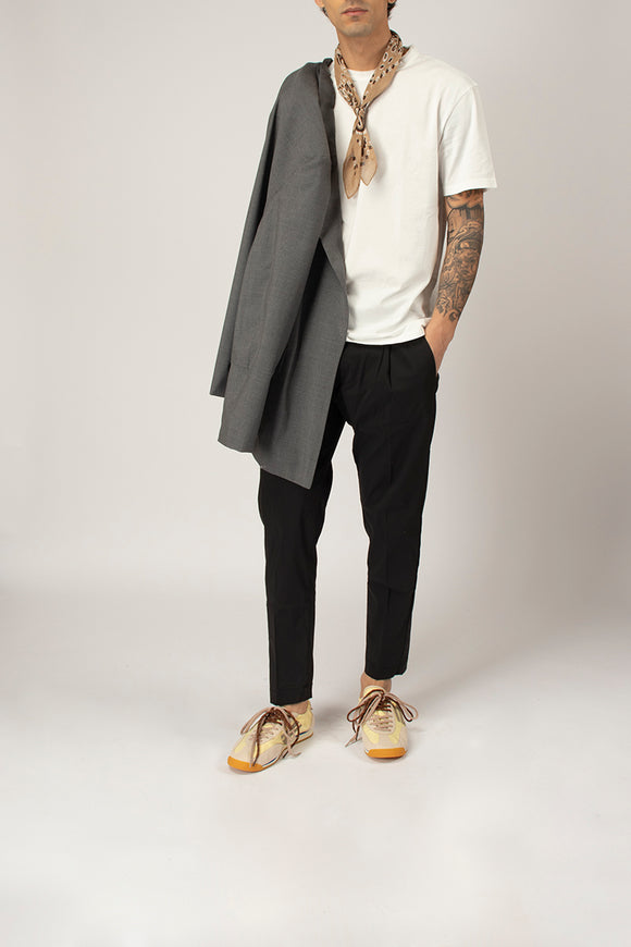  Pantaloni Ben Tecnico Dondup Uomo Nero - 3