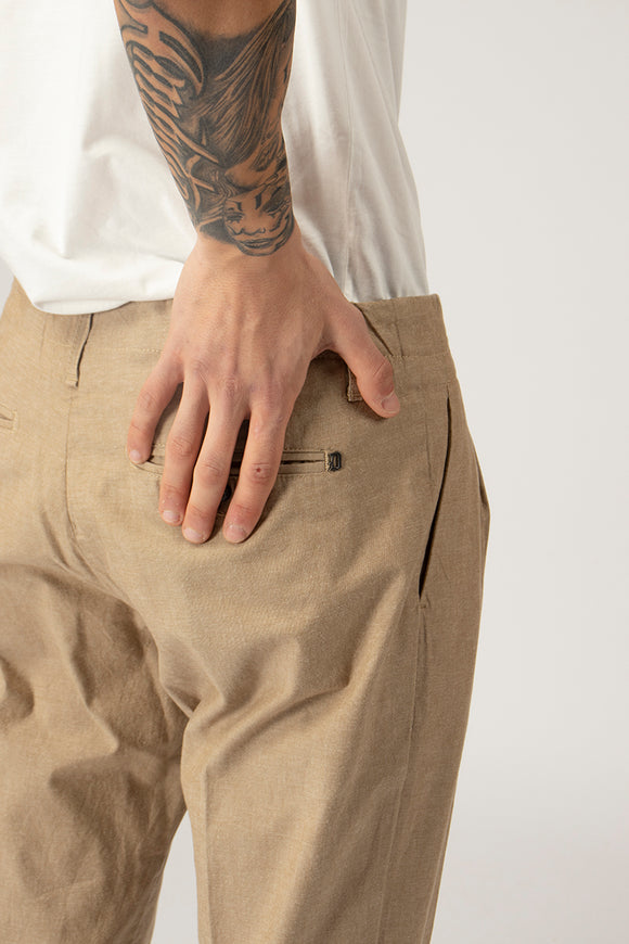  Pantaloni Ben In Cotone Materico Dondup Uomo - 6