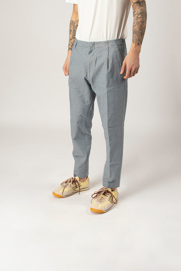  Pantaloni Ben In Cotone Materico Dondup Uomo - 4