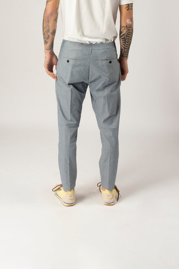  Pantaloni Ben In Cotone Materico Dondup Uomo - 5