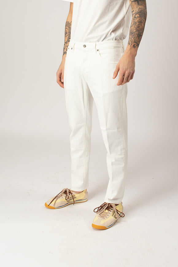  Jeans Brighton In Bull Dondup Uomo Bianco - 4