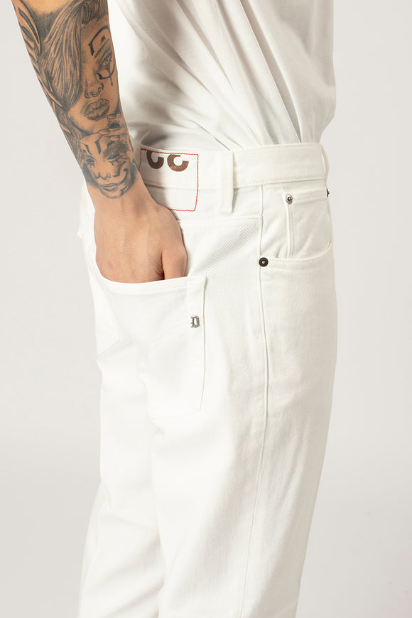  Jeans Brighton In Bull Dondup Uomo Bianco - 6