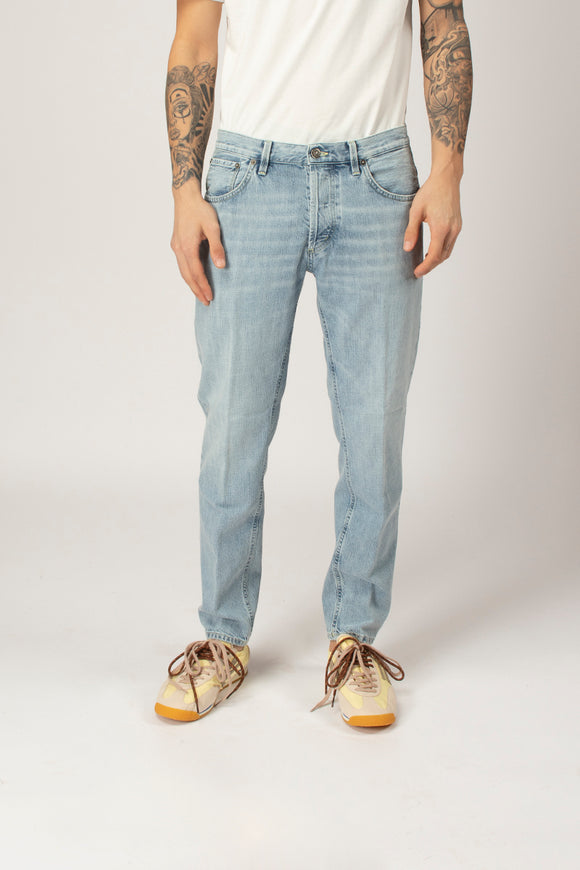  Jeans Brighton Candeggio Dondup Uomo Azzurro - 2