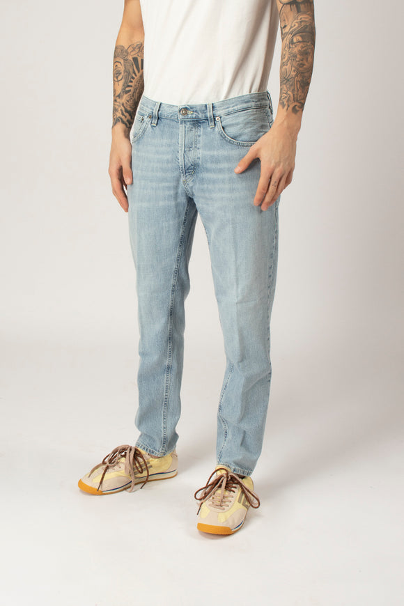  Jeans Brighton Candeggio Dondup Uomo Azzurro - 4