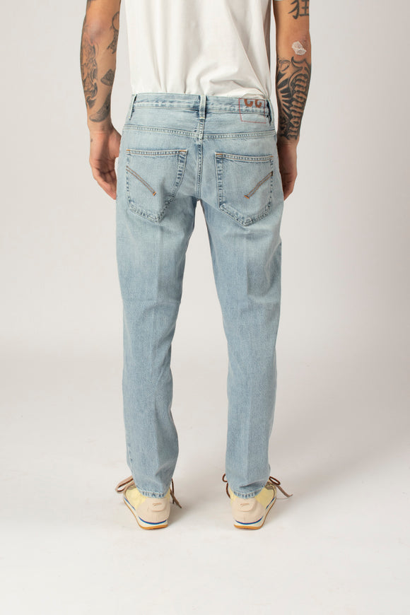  Jeans Brighton Candeggio Dondup Uomo Azzurro - 5