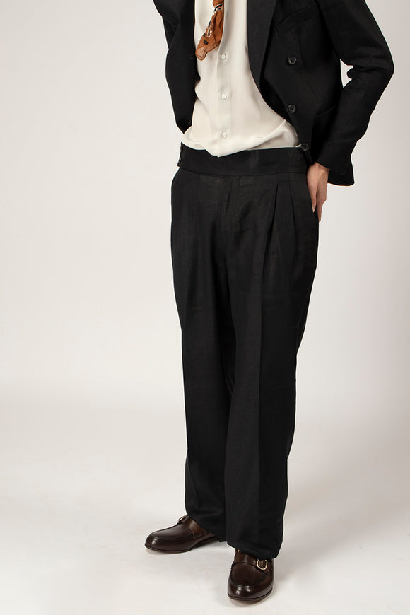  Abito Doppiopetto Vl Reveres 1949 Uomo Nero - 4