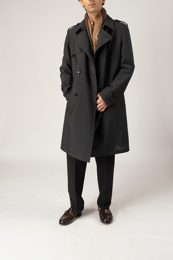  Trench Offlimits Canonico Reveres 1949 Uomo Grigio - 1