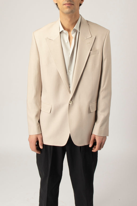  Giacca Monopetto Over Reveres 1949 Uomo Bianco - 2