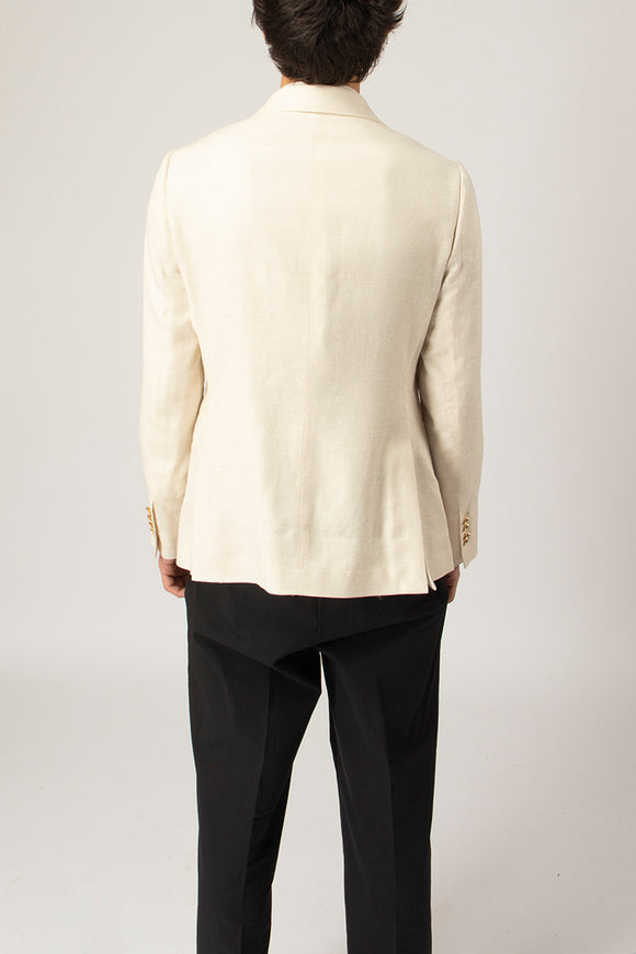  Giacca Doppiopetto Juta Reveres 1949 Uomo Bianco - 5