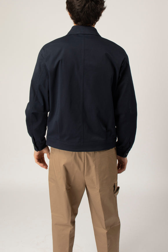  Giubbotto Over Shirt Officina 36 Uomo Blu - 5