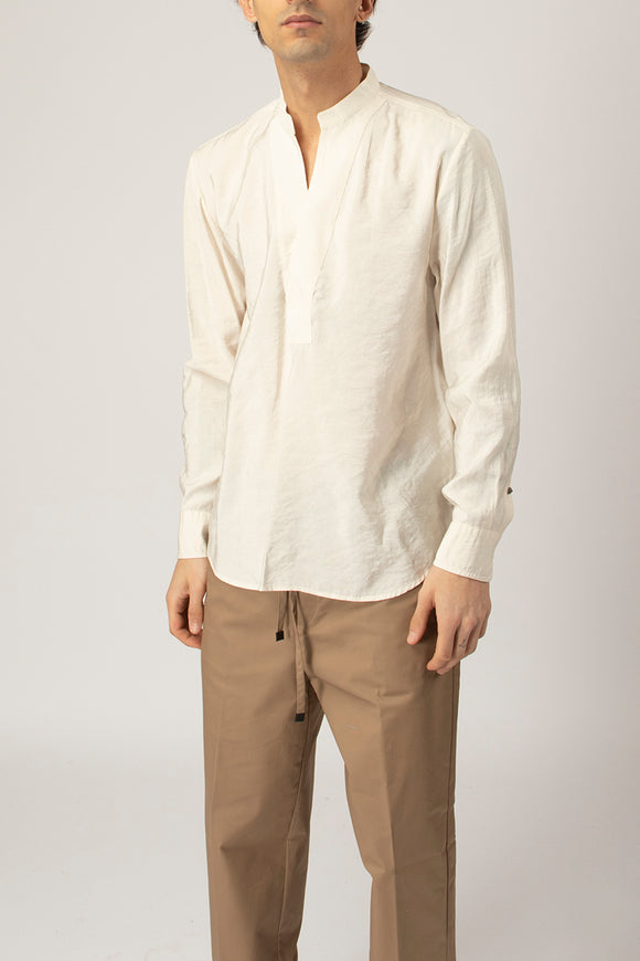  Caftano Corea In Modal Officina 36 Uomo Bianco - 4