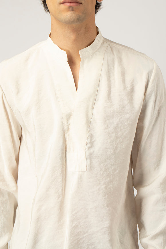  Caftano Corea In Modal Officina 36 Uomo Bianco - 6